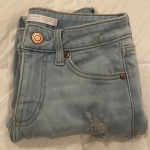 Lauren Conrad stretch high rise skinny ankle size 0